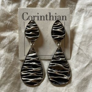 Corinthian Silver Earrings